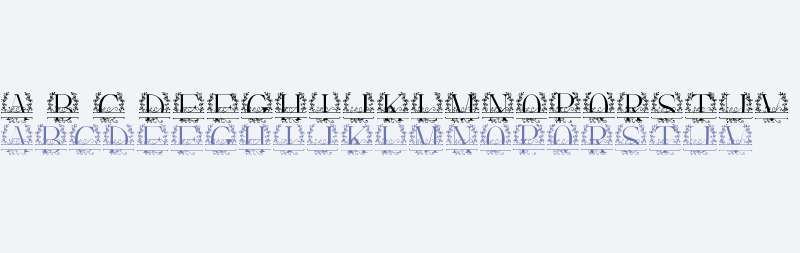 Monogram Handdrawn Vine
