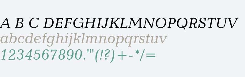 Candida Italic BT V2