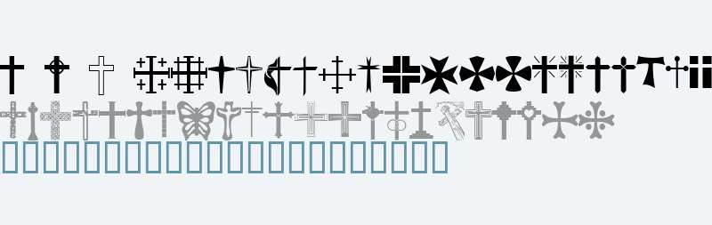 Christian Crosses V1