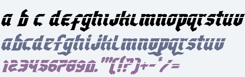 Empire Crown Laser Italic