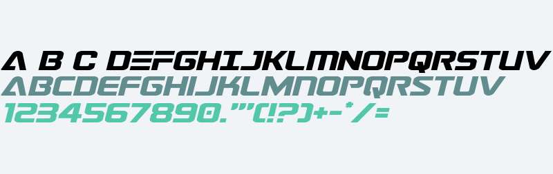 Astro Armada Expanded Italic