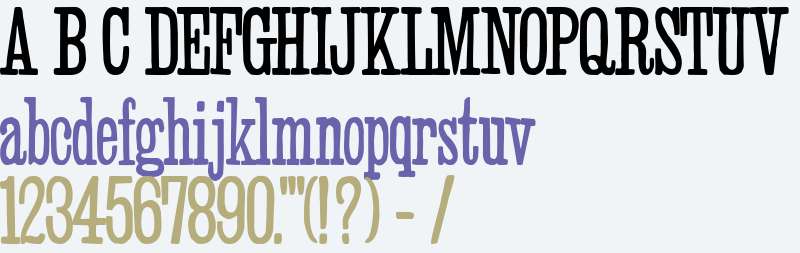 Slab Serif HPLHS