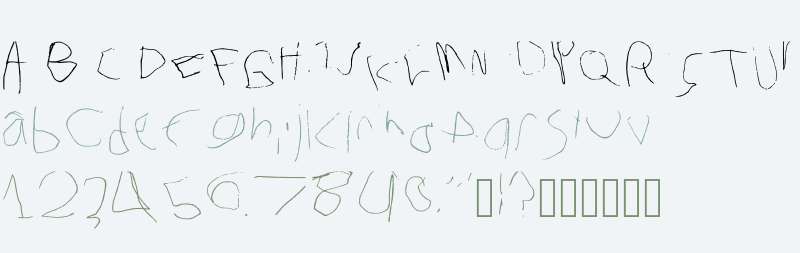 My Handwriting Right Handed