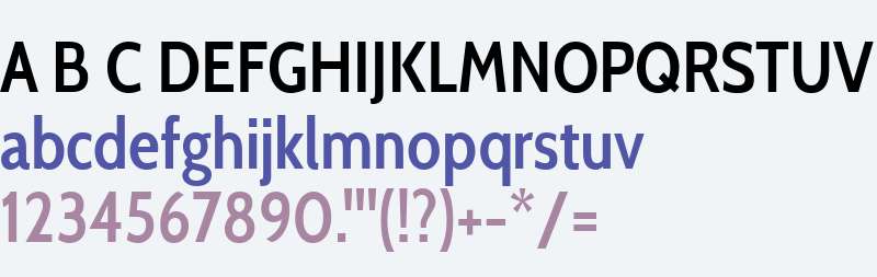 Cabin Condensed SemiBold