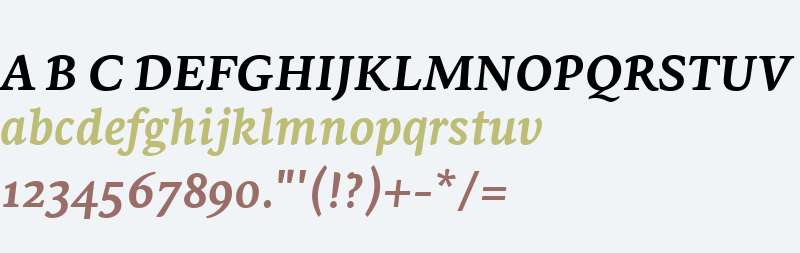 Sirba W01 Bold Italic