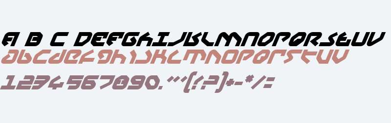 Yahren Bold Italic V2