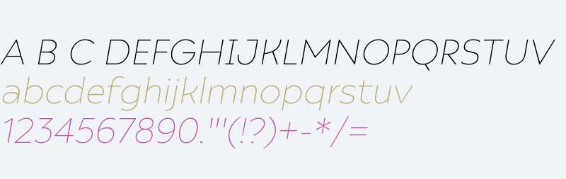 ArianaPro-ThinItalic