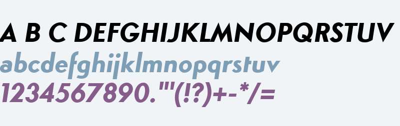 Simplo W00 Heavy Italic