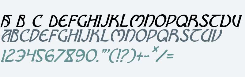 Brin Athyn Condensed Italic