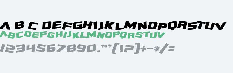 SF Zero Gravity Bold Italic