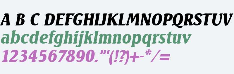 Seagull Bold Italic