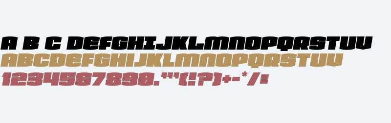 Team Galaxy Semi-Italic