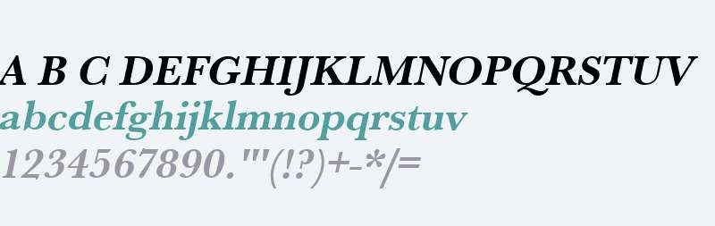 URWBaskerT Bold Oblique