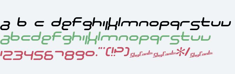 SF Technodelight NS Italic V1 V2