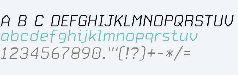 CarbonThin Italic W00 Regular