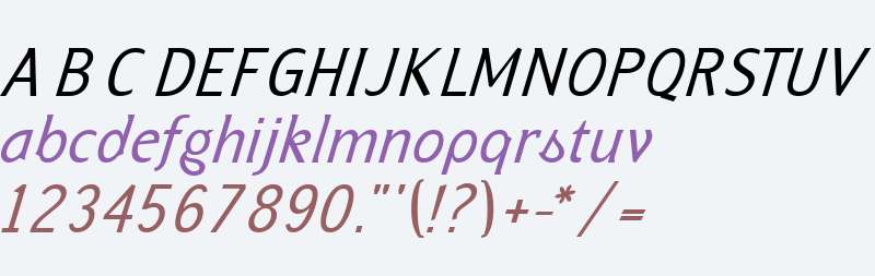 FormicaItalic W00 Regular