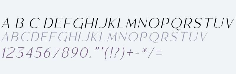 Moragon Light Italic