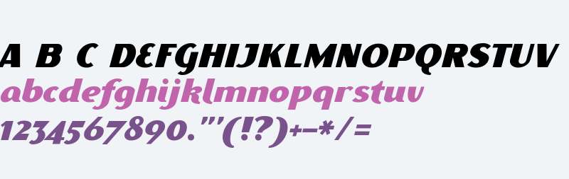 Ethna Bold Italic