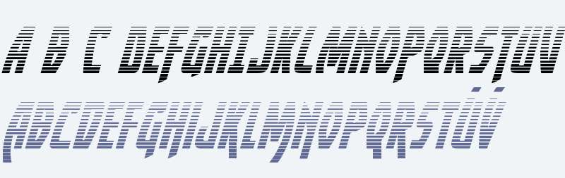 Yankee Clipper Gradient Italic