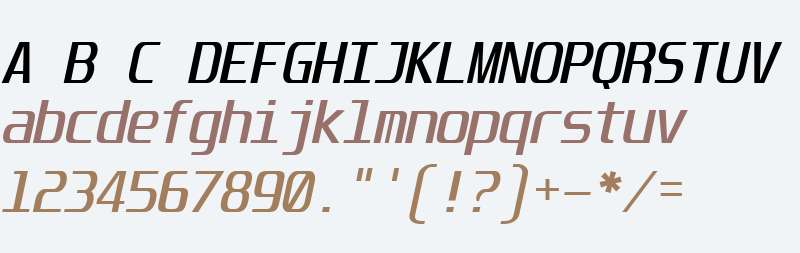 Unispace Italic V2