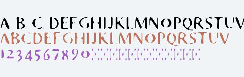 The Printable Stencils