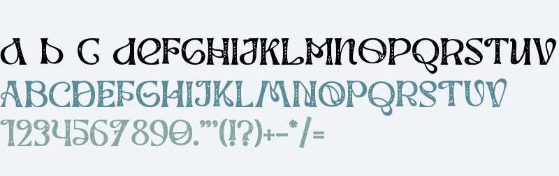 Werd Display Two Texture