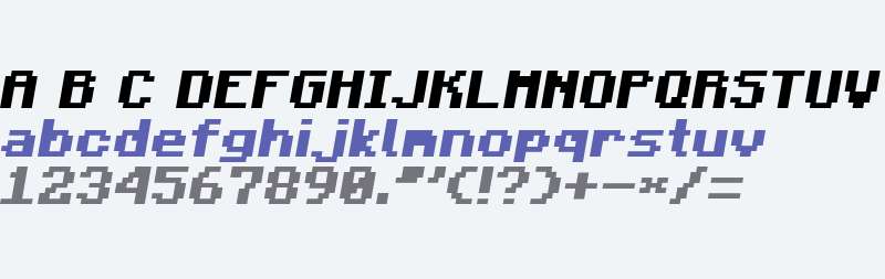 Minecraft Bold Italic