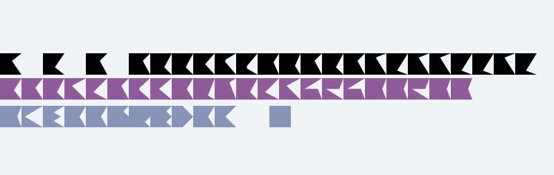 Crackly Knockout Edge Right Regular Webfont
