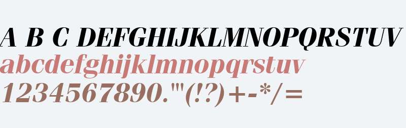 Fenice Bold Italic BT