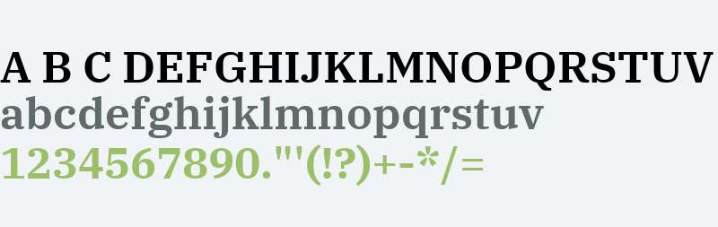 IBM Plex Serif SemiBold