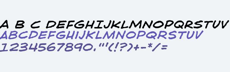CCShakyKane W00 Italic