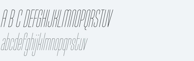 Typo-Longest Thin Demo Italic