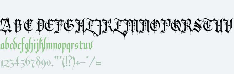 Revlver Blackletter