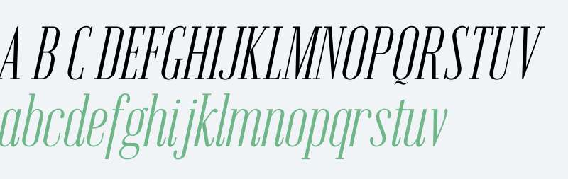 Emberly Light Narrow Italic