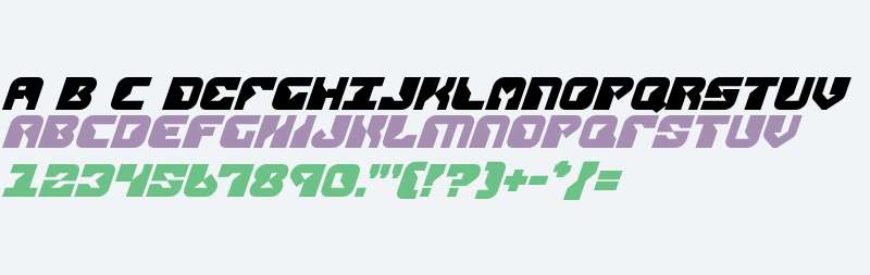 Replicant Bold Italic