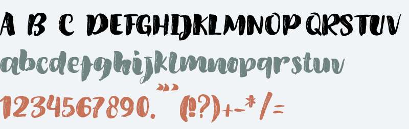 Amel Brush Font Regular