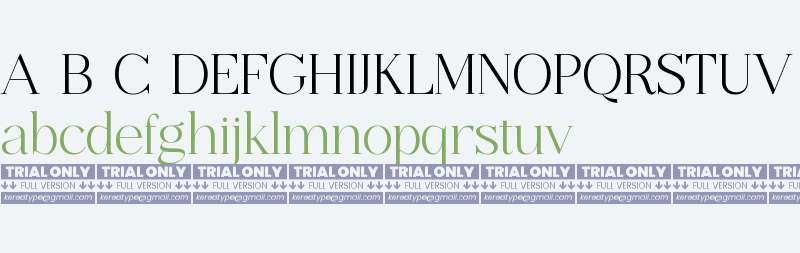 Ethereal Demo Font Thin