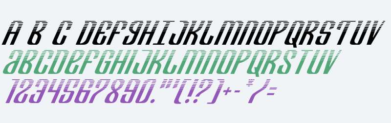 Department H Halftone Italic
