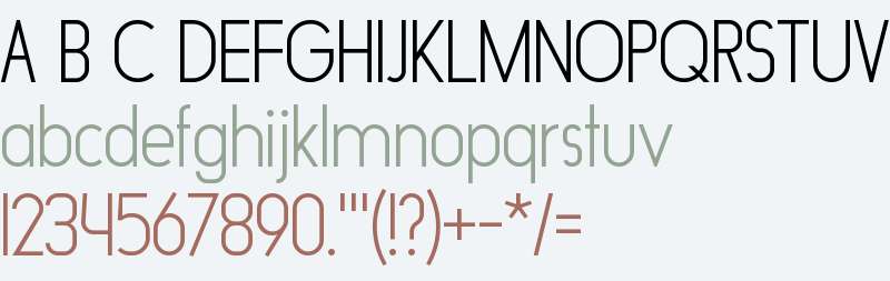 Roland Extra Light Condensed