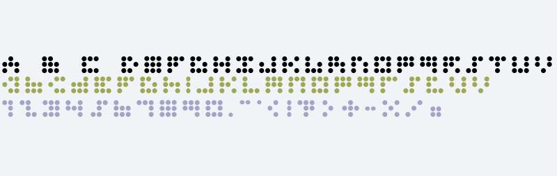3x3 dots Bold
