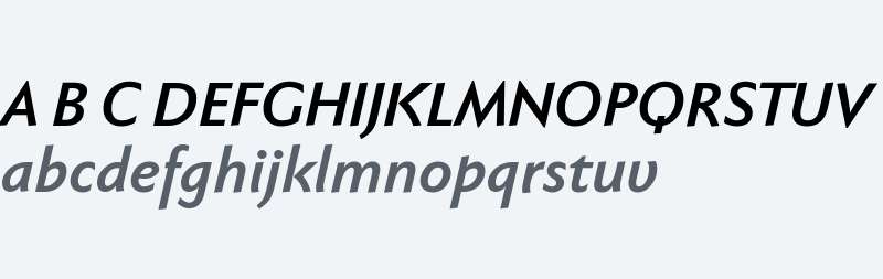 FaberSansPro-HalbfettKursiv