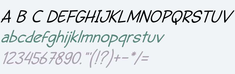 DHF Semangat 2012 Demo Italic