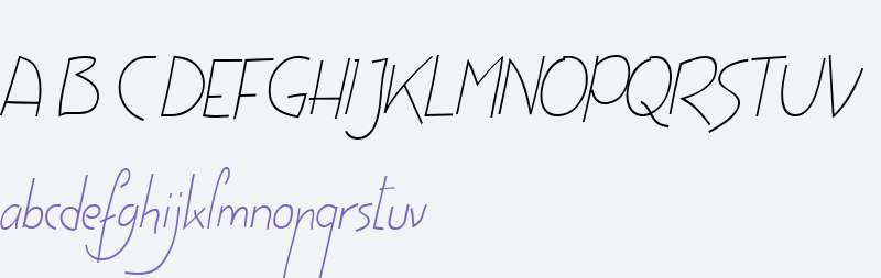 HighScript W01 20 Italic