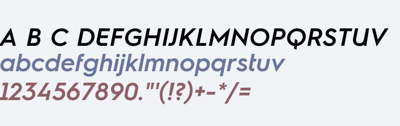 KIDS Sans Medium Italic