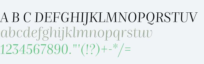 Nomada Didone Thin Italic