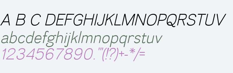 Divulge W00 Light Italic