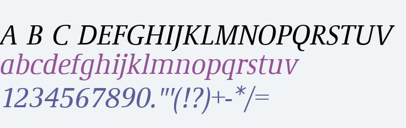 Demos LT Medium Italic