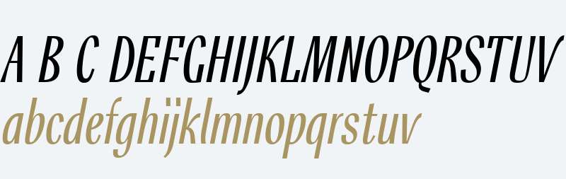 Rossika W10 Light Italic