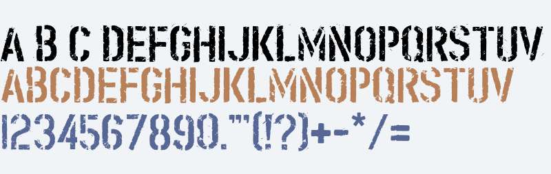 Boilerplate Stencil W00 Regular