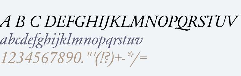 URW Garamond T W10 Italic